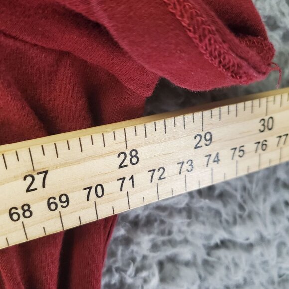 eShakti Dress Womens 6X Rust Red Embroidered Cotton Stretch Knee Length - Picture 6 of 10